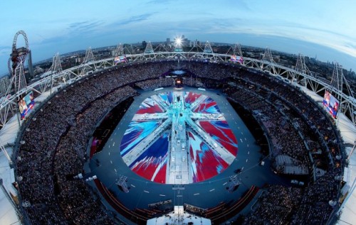 Damien Hirst Designs Union Jack Flag for London 2012 Olympics Closing Ceremony