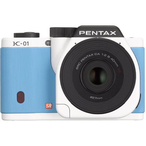 Pentax K-01 White x Blue