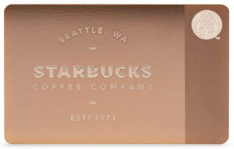 The Limited-Edition Metal Starbucks Card
