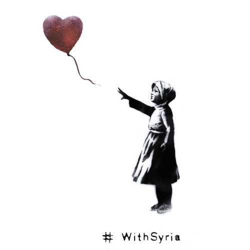 Banksy #WithSyria