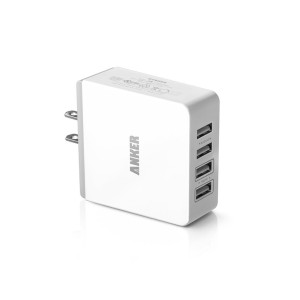 Anker 36W 4-Port USB Wall Charger Power Adapter