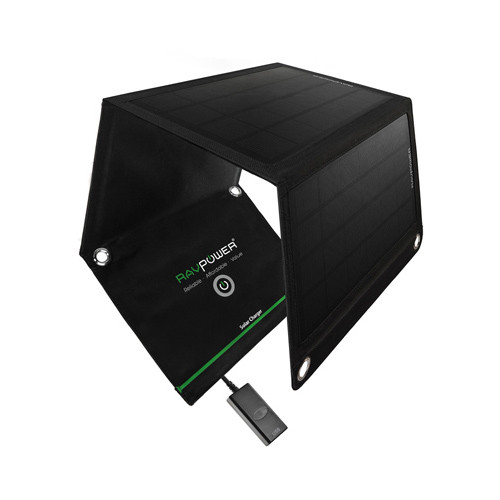 RAVPower 15W Solar Charger with Dual USB Port