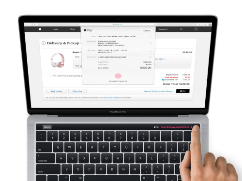 New MacBook Pro with Magic Toolbar