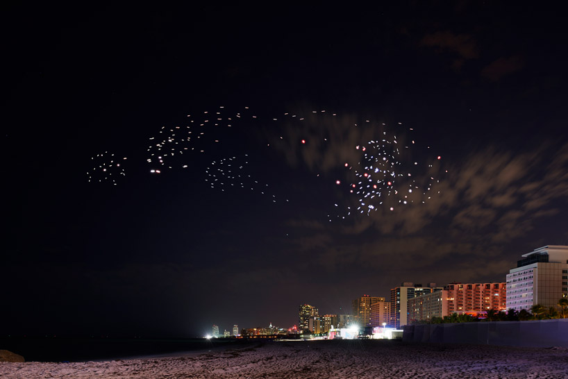 Studio Drift X BMW Drones Illuminate Miami Beach During Art Basel 2017