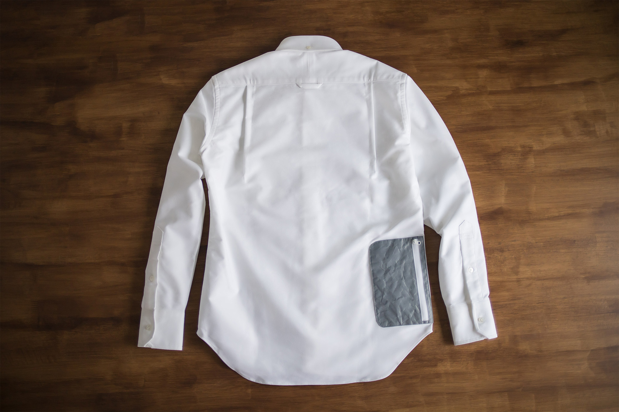 NEXTRAVELER TOOLS Gray Pocket With Non-Iron Travel Shirt