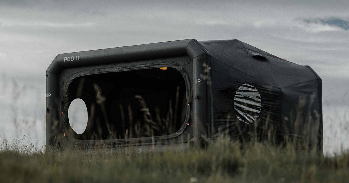 EXOD POD-01 AIR STATION】未使用 キャンプエアテント